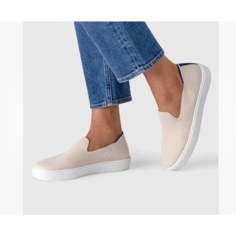 Rothy’s Women's Size 6.5 The Original Slip On Sneaker in Sand
